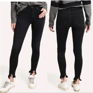 AGOLDE Sophie Mid Rise Skinny Ankle Jeans in Shout